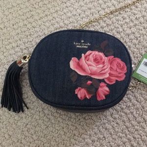 Crossbody denim purse